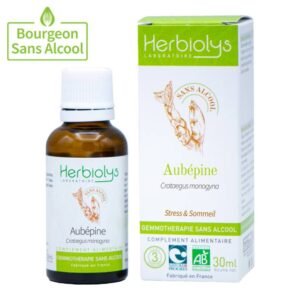 Aubépine bourgeon bio - Gemmothérapie sans alcool Herbiolys
