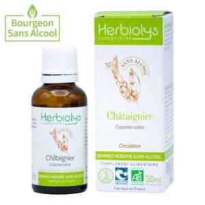 Châtaignier bourgeaon Bio - Gemmothérapie sans alcool Herbiolys